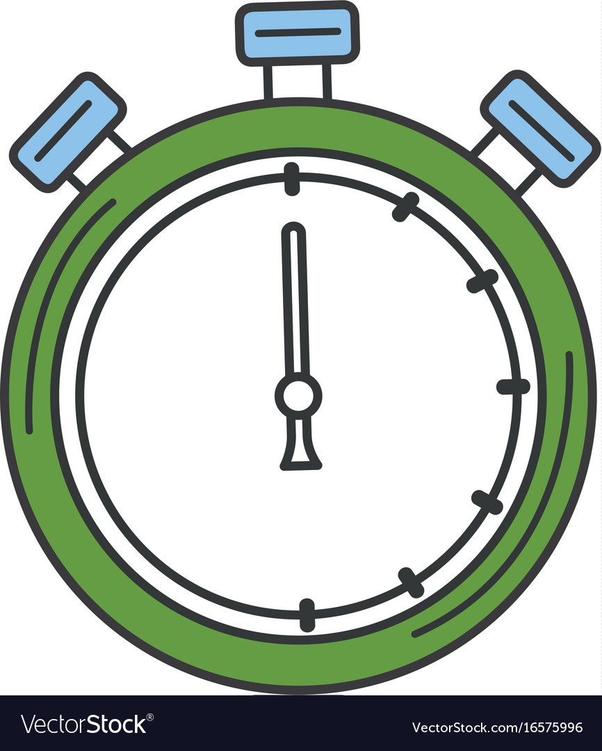 Chronometer timer isolated icon