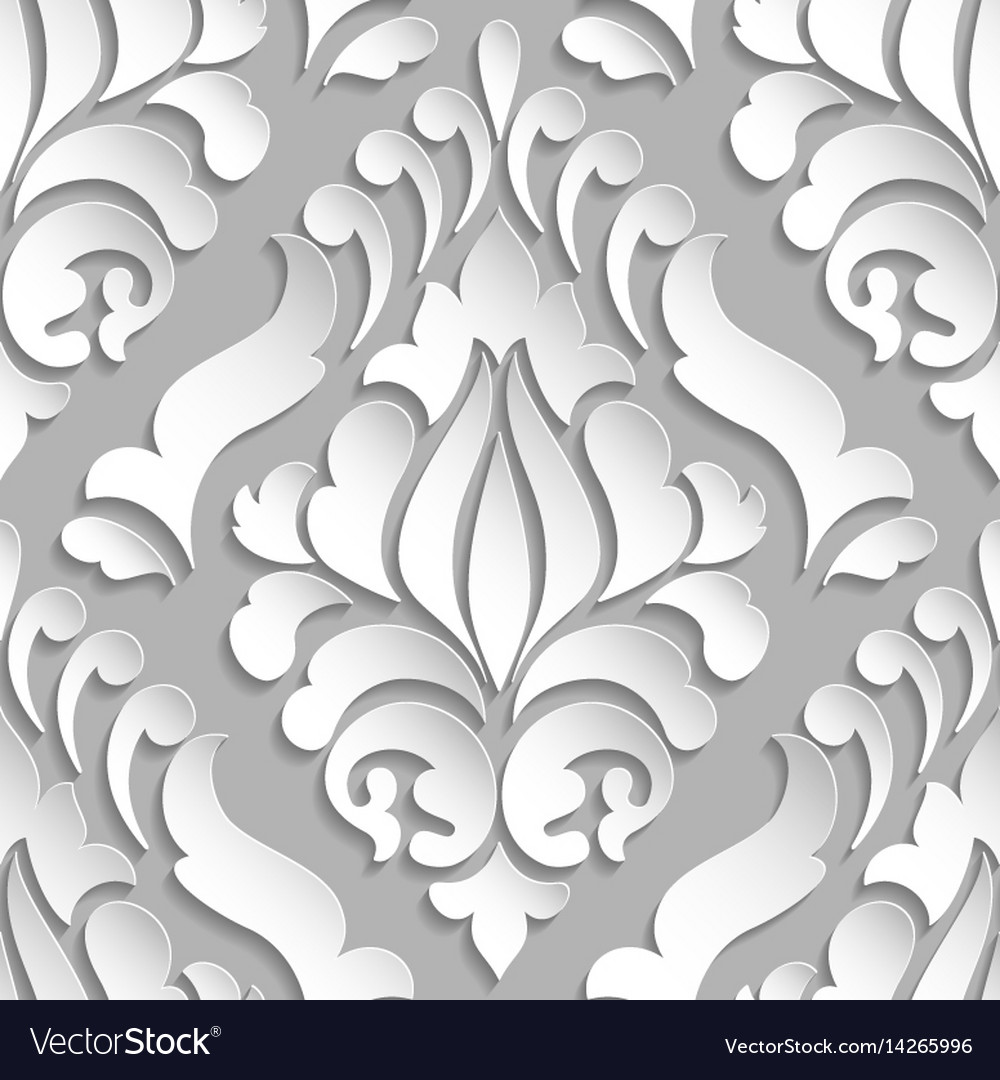 Damask seamless pattern element elegant luxury