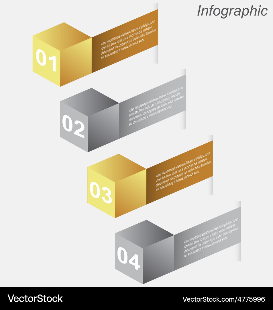 Infographic design template Royalty Free Vector Image