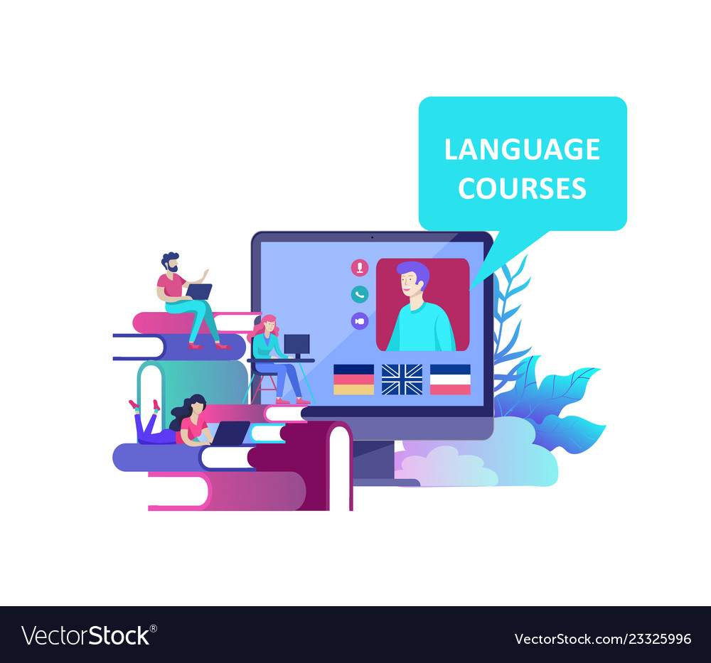 Online language courses distance education