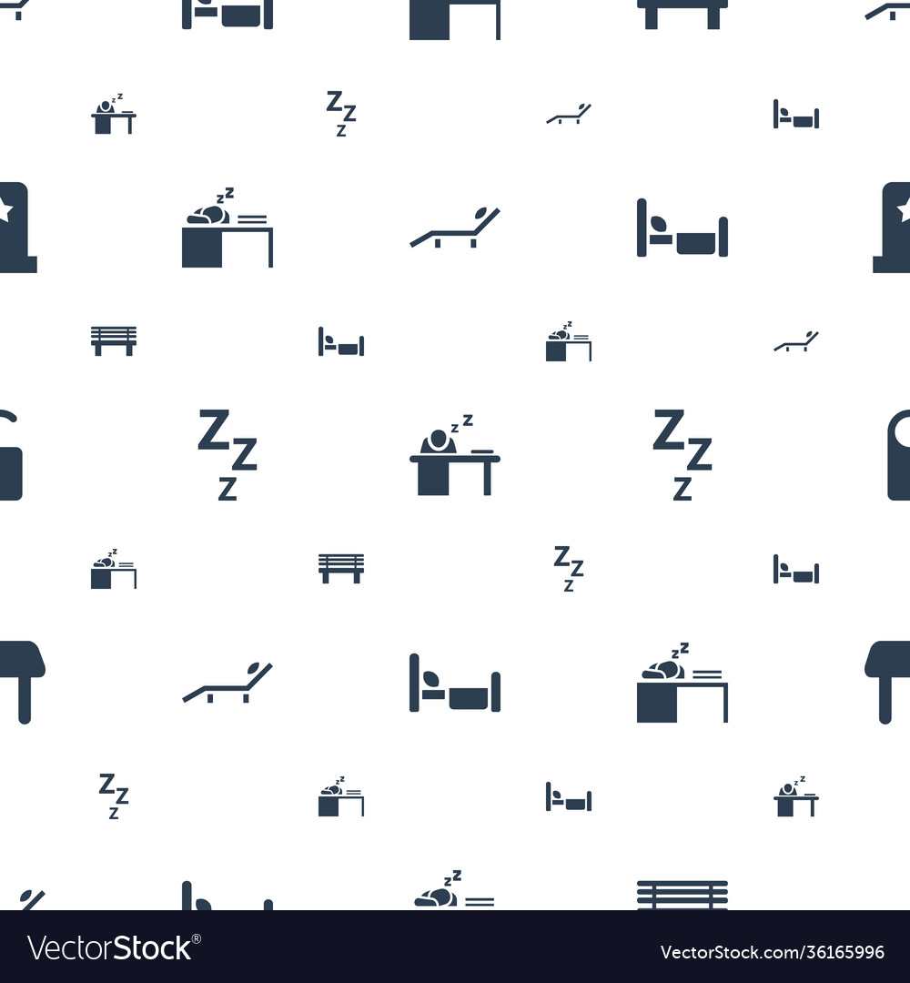 Rest icons pattern seamless white background