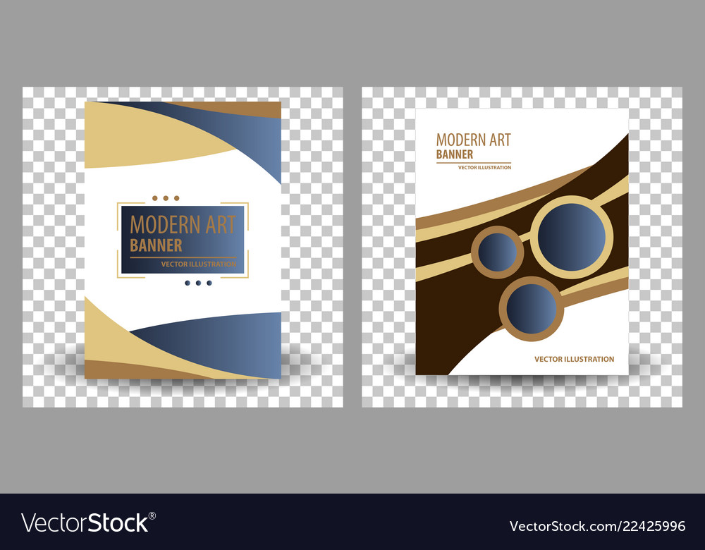 Set of abstract geometric design banner web Vector Image Set of abstract geometric design banner web