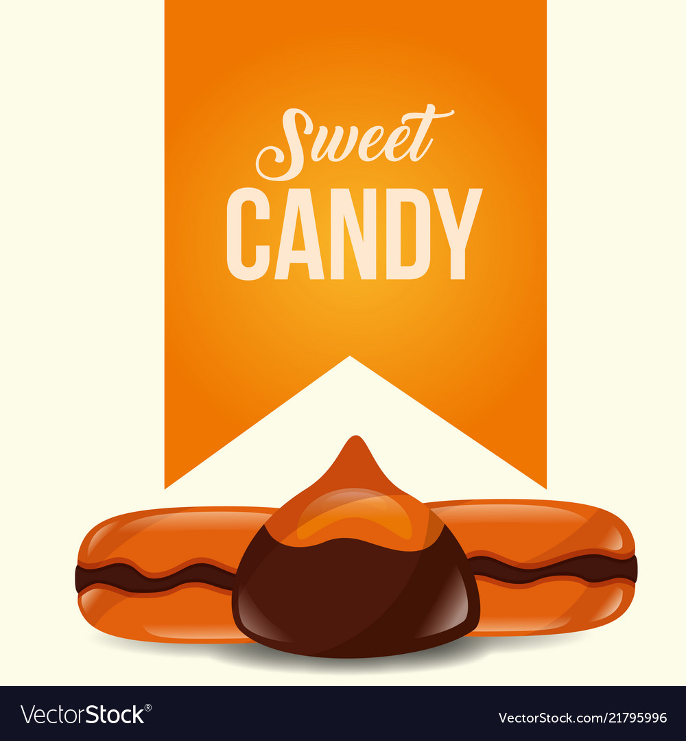 Sweet candy card Royalty Free Vector Image - VectorStock