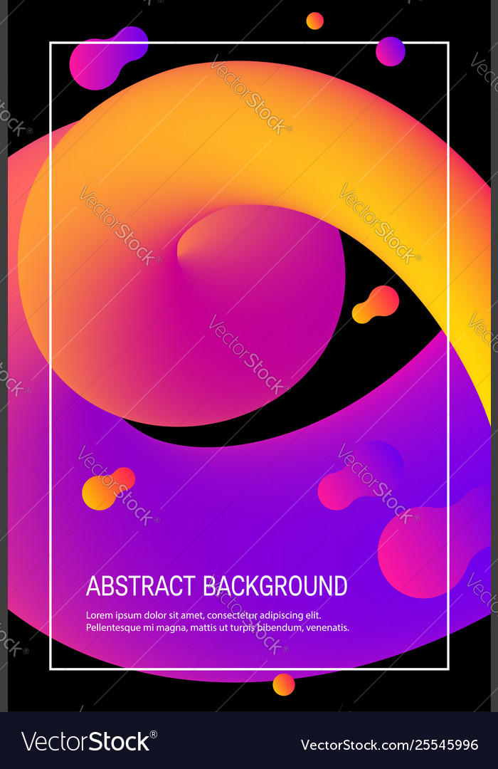 Vertical gradient backdrop 3d card design