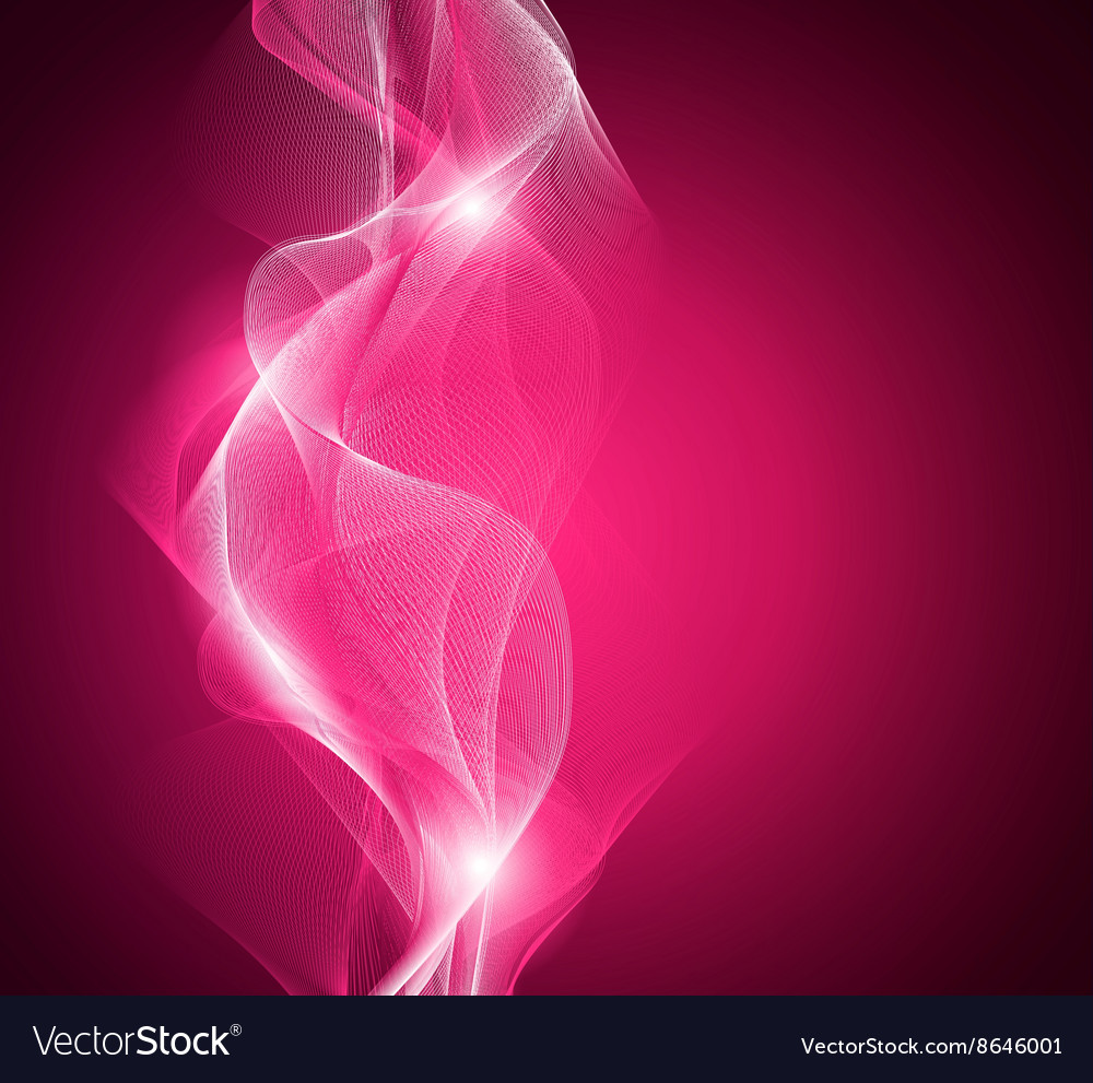 Abstract Glowing Light Waves With Random Pattern Vector Image