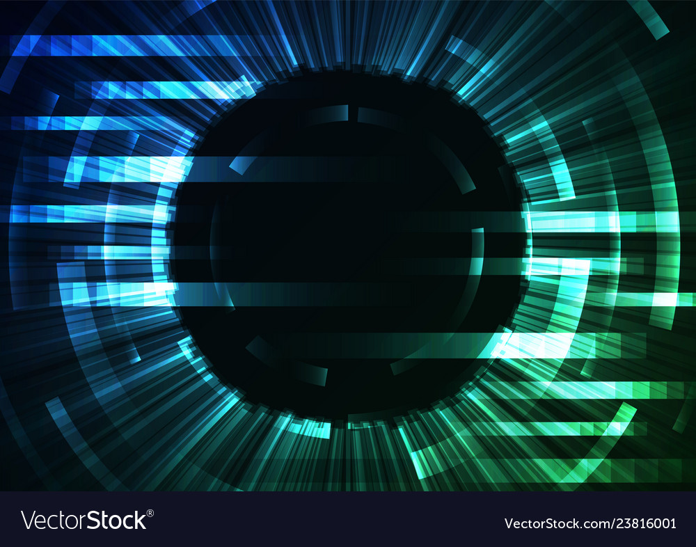 Circle digital abstract sheet layer background vector image Circle digital abstract sheet layer background