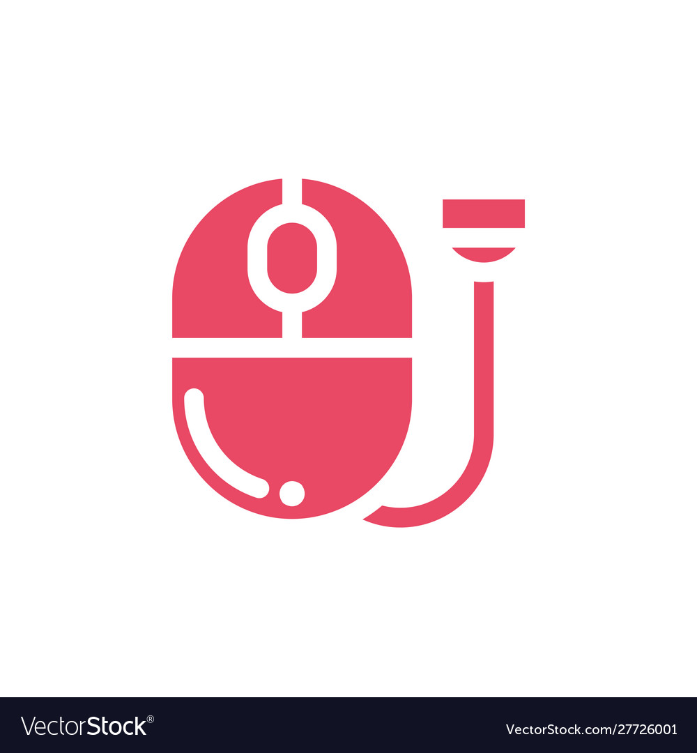 Computer mouse on white background Vector Image Computer mouse on white background