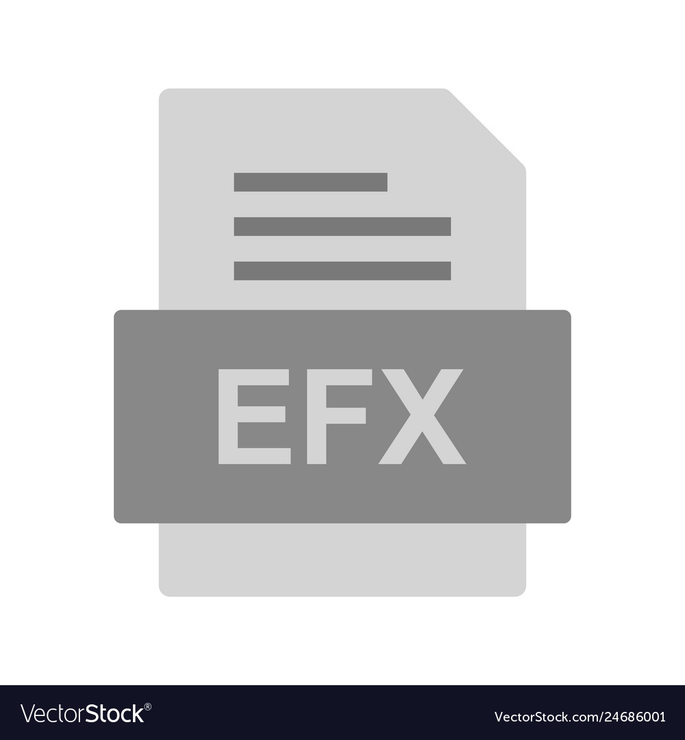 Efx file document icon