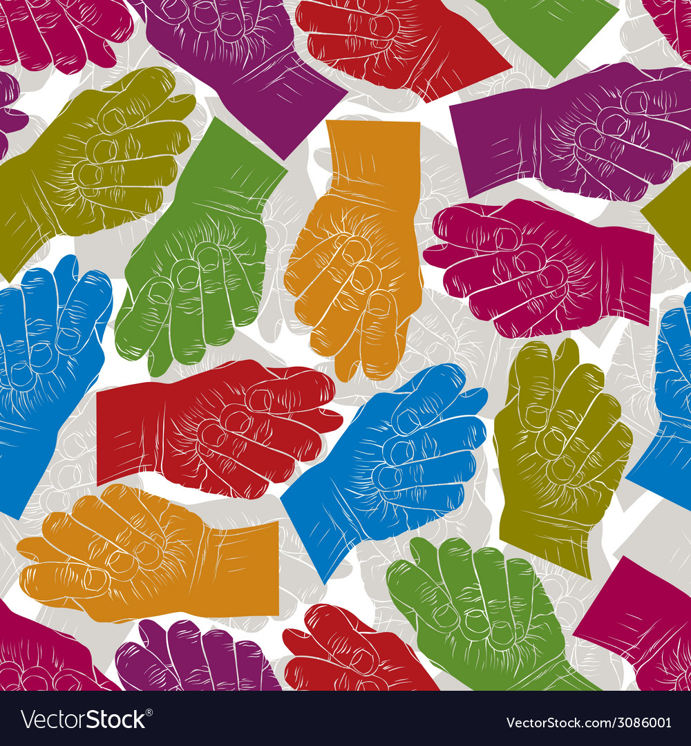 Fig fico hands seamless pattern background