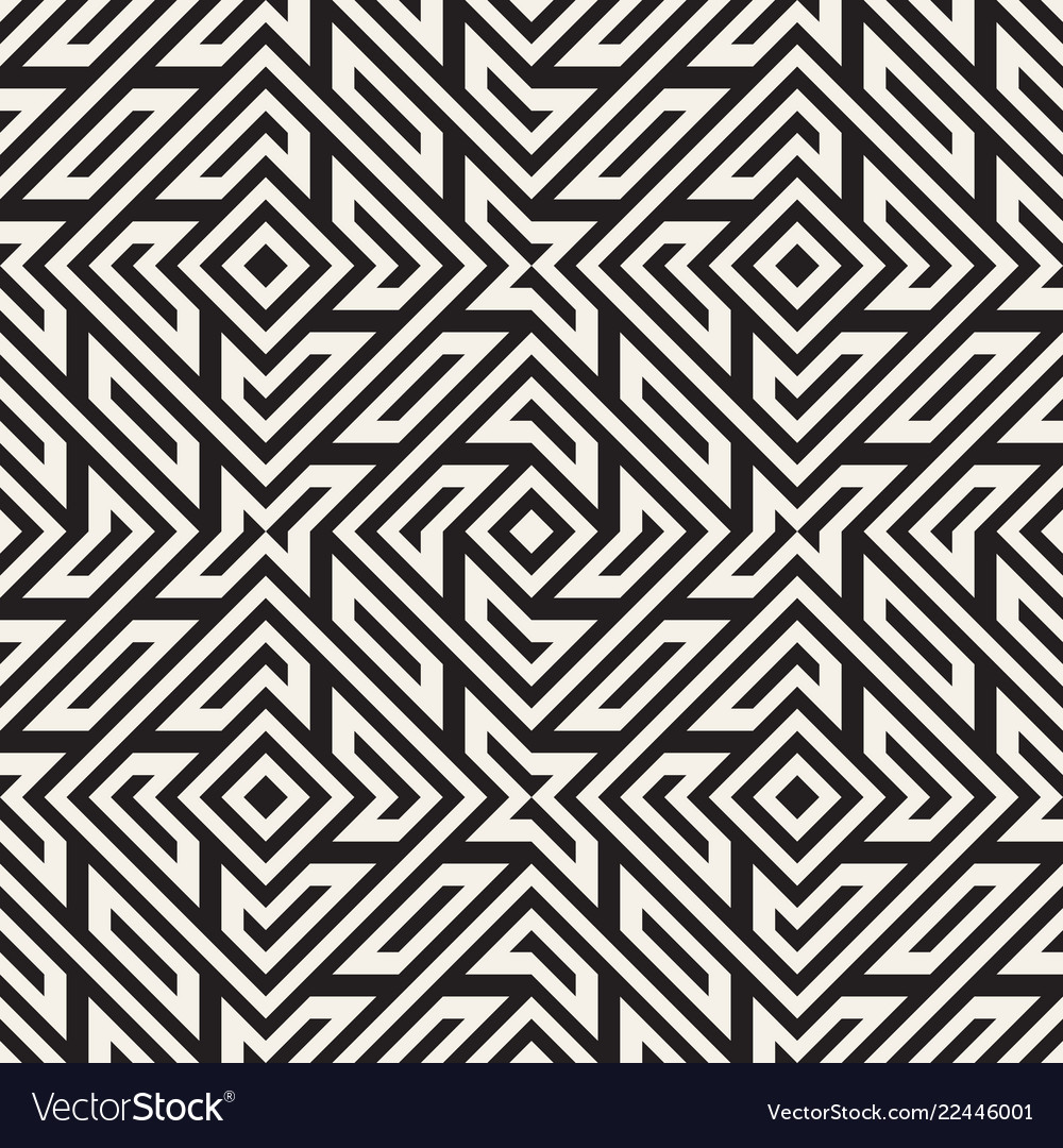 Geometric Black and White Pattern
