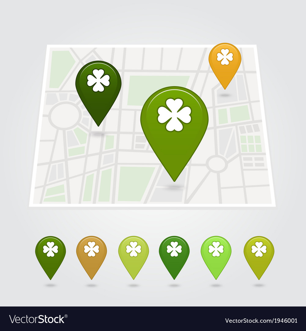 Mapping pins icon Royalty Free Vector Image - VectorStock