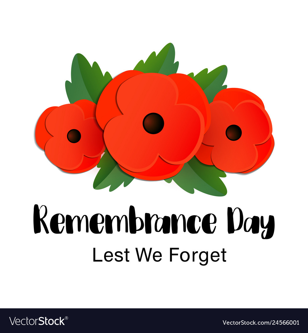 Remembrance Day Poppy Card