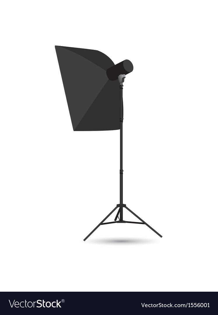 Studio Lighting Isolated On The White Background Vector Image White Background Vector Image