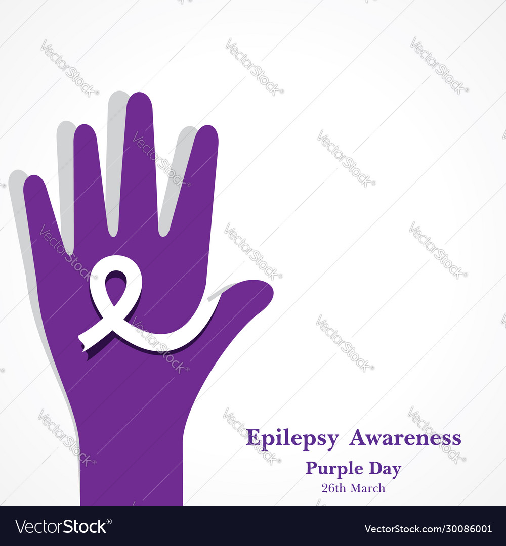 World epilepsy day purple