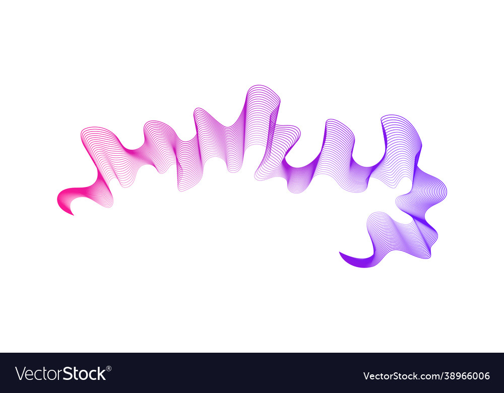 Abstract backdrop with wave gradient lines vector image Abstract backdrop with wave gradient lines