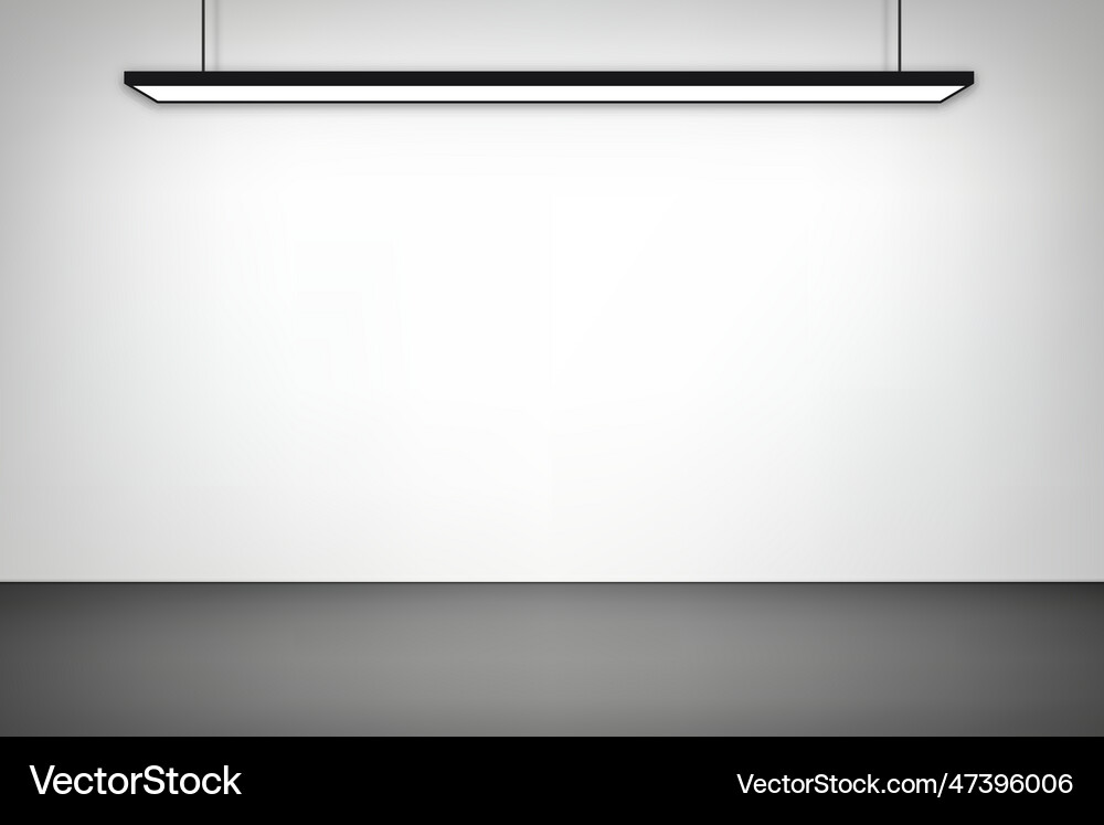 Empty studio room background with spotlight Vector Image
