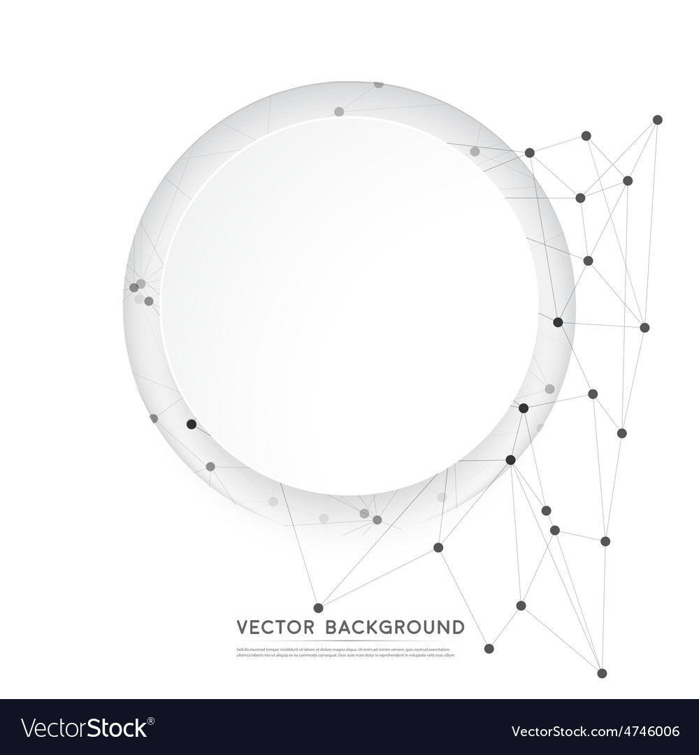 Network background abstract polygon