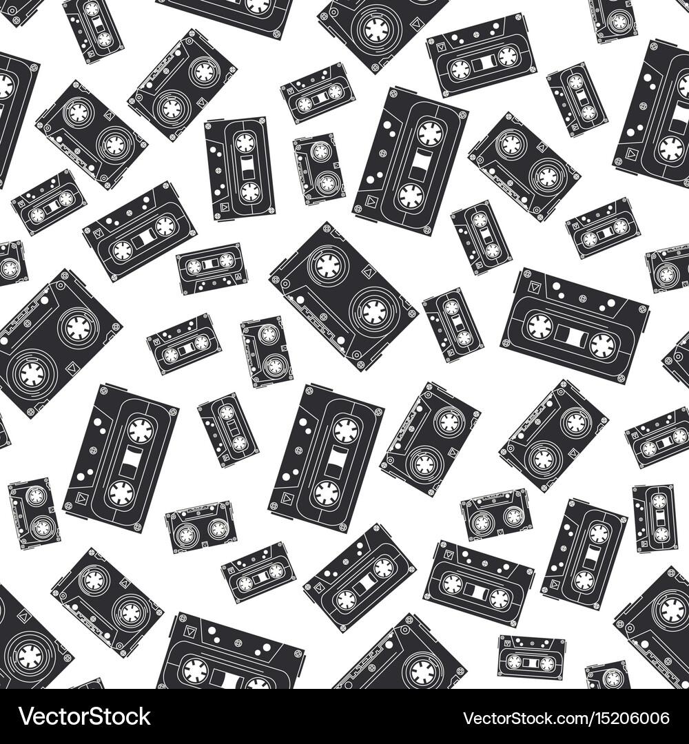 Seamless background pattern hipster style Vector Image