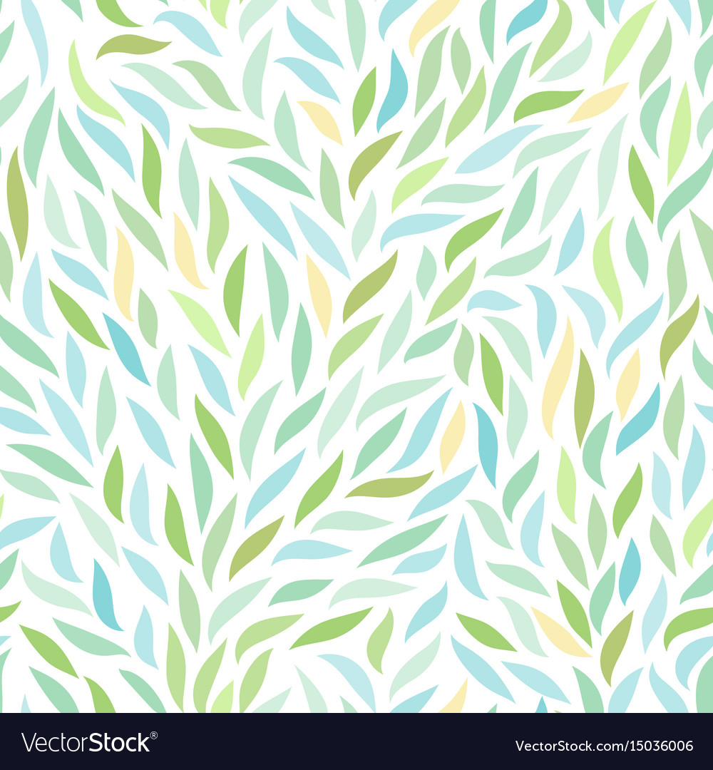 Seamless pattern with leafs