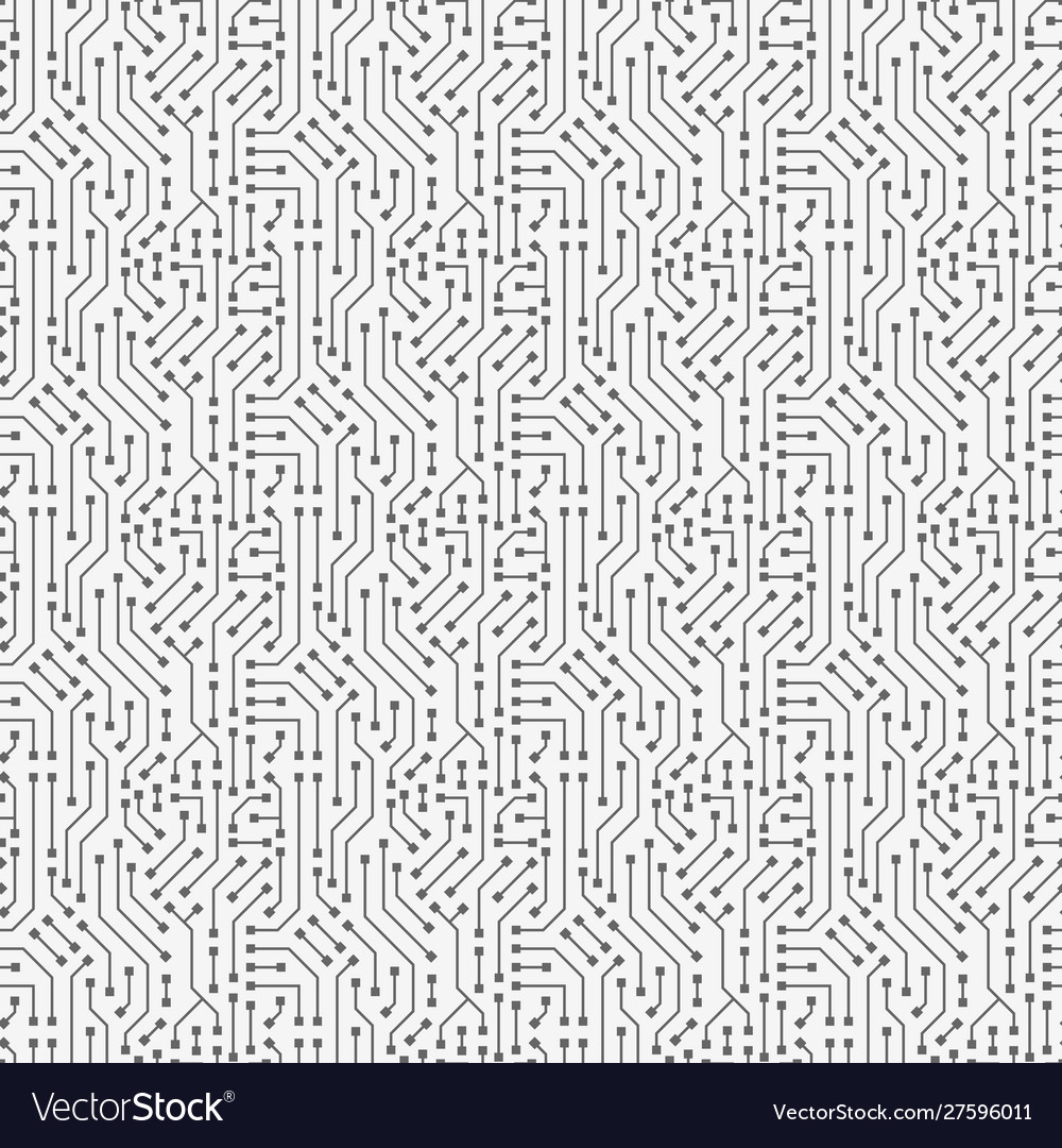 Computer circuit board vector image Computer circuit board