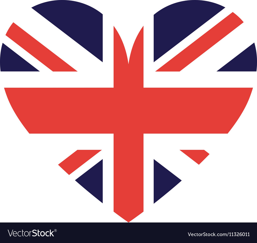 England flag isolated icon