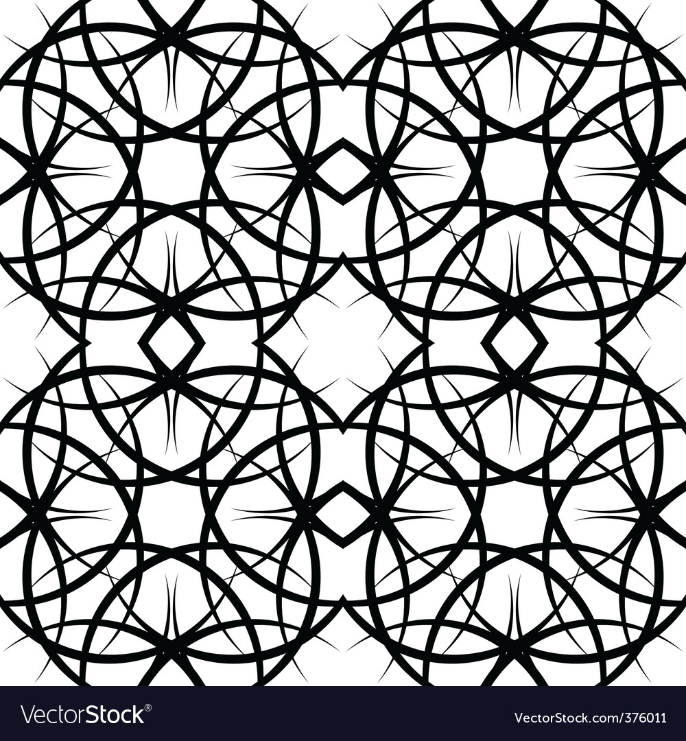 Seamless tile ornate pattern Royalty Free Vector Image