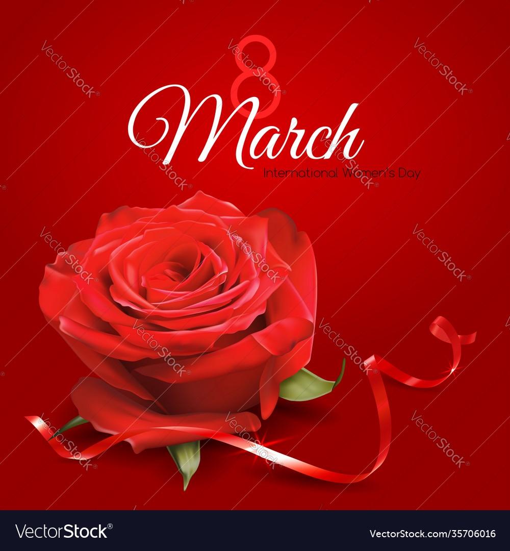 8 march womens day greeting card template