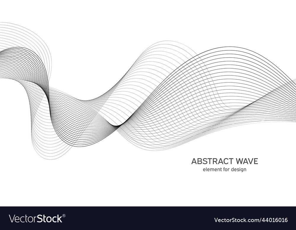 Abstract wave element for design digital vector image Abstract wave element for design digital