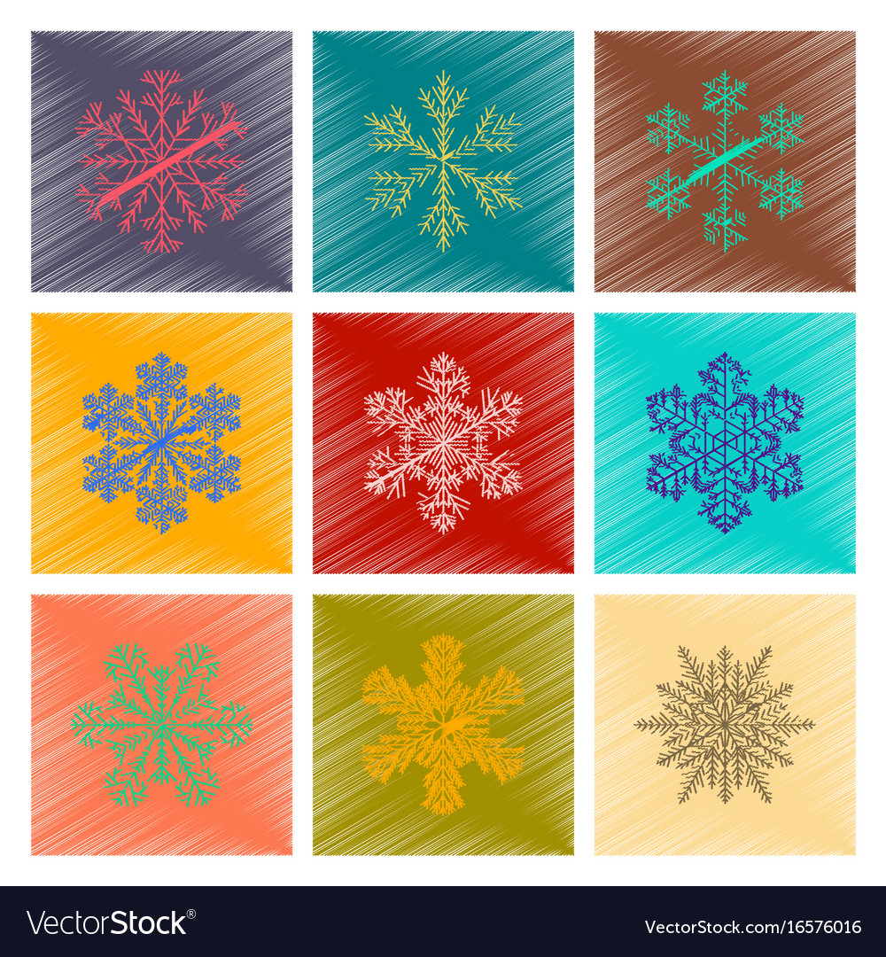 Assembly flat shading style snowflake