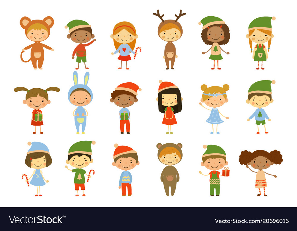Weihnachtskostüme für Kinder