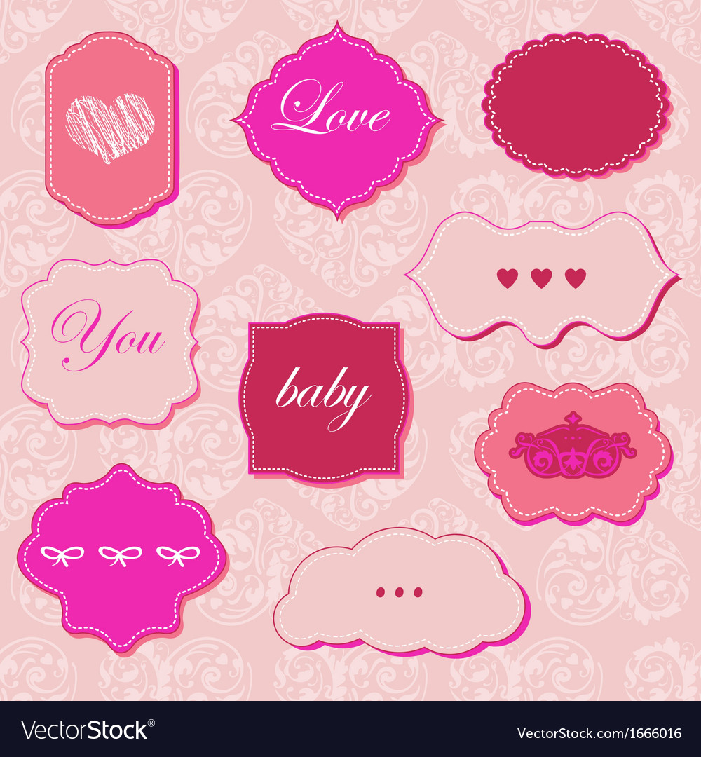 Set Of Lovely Frames Royalty Free Vector Image Set Of Lovely Frames Vector Image