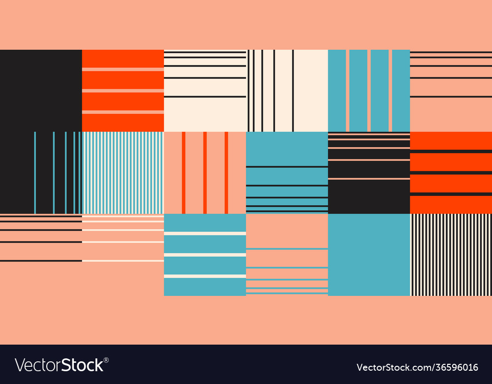 Striped abstract pattern