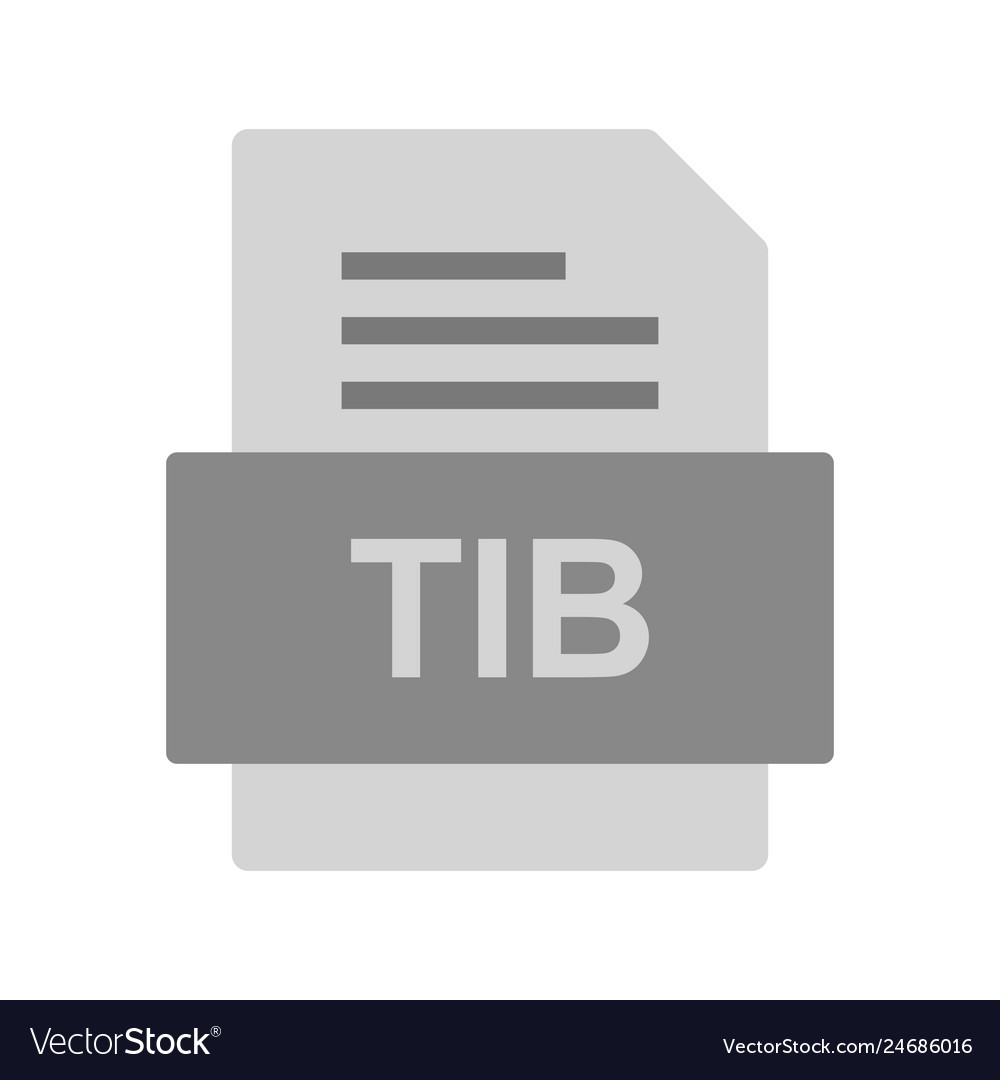Tib file document icon