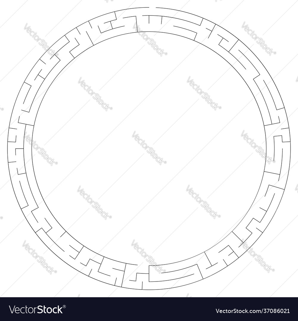 Circular maze labyrinth puzzle game riddle