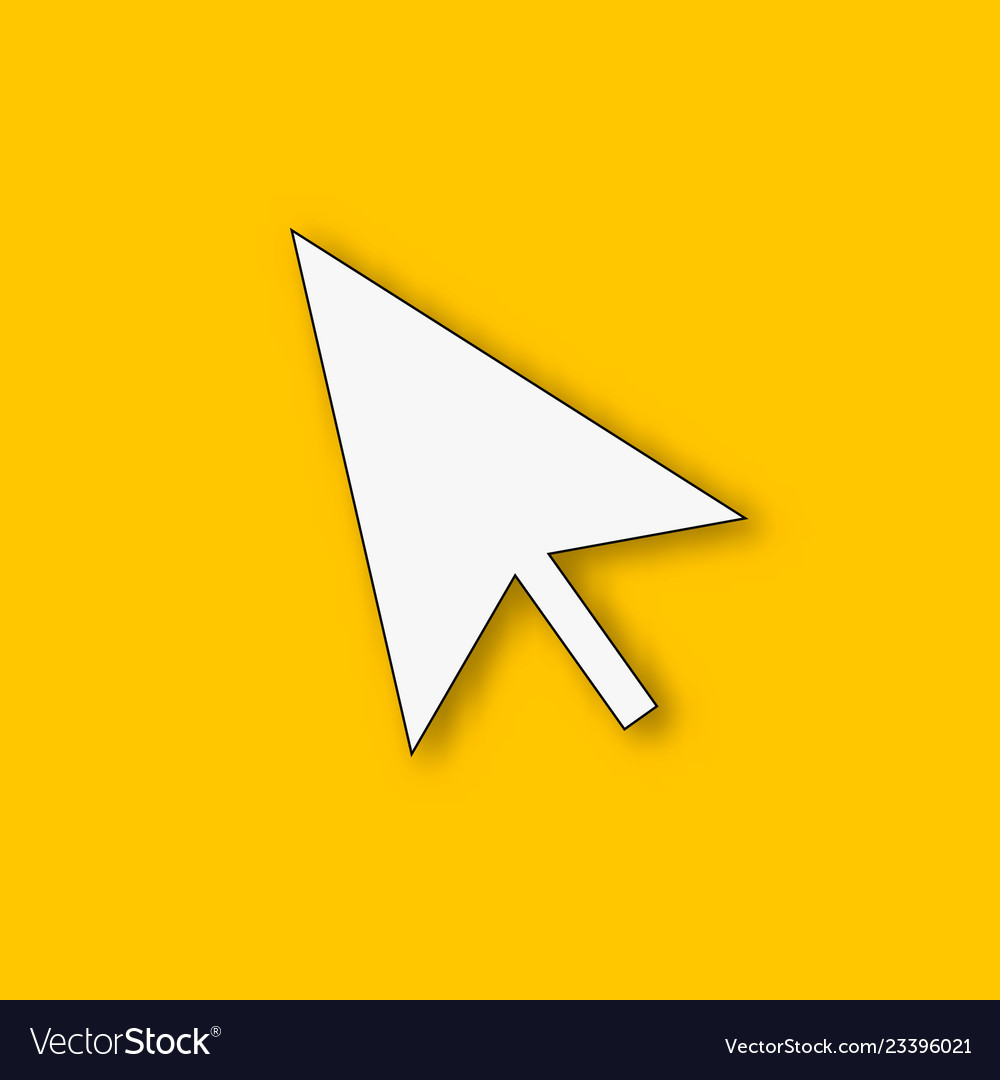 Computer cursor click arrow