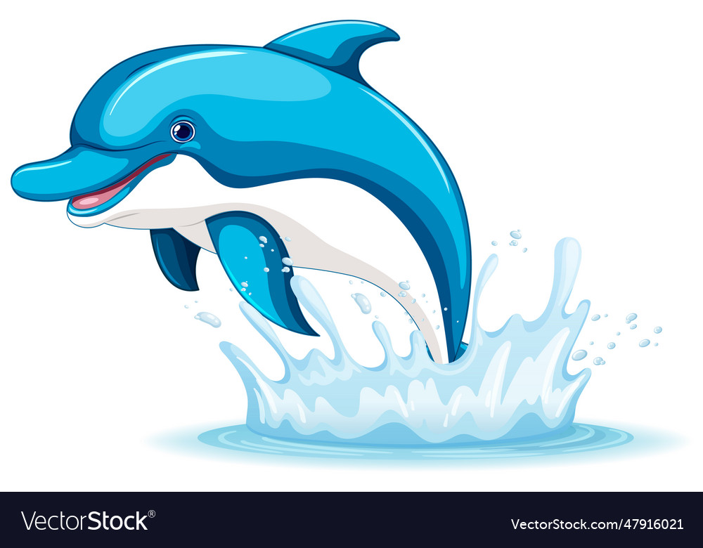 Delfin springen aus dem Wasser