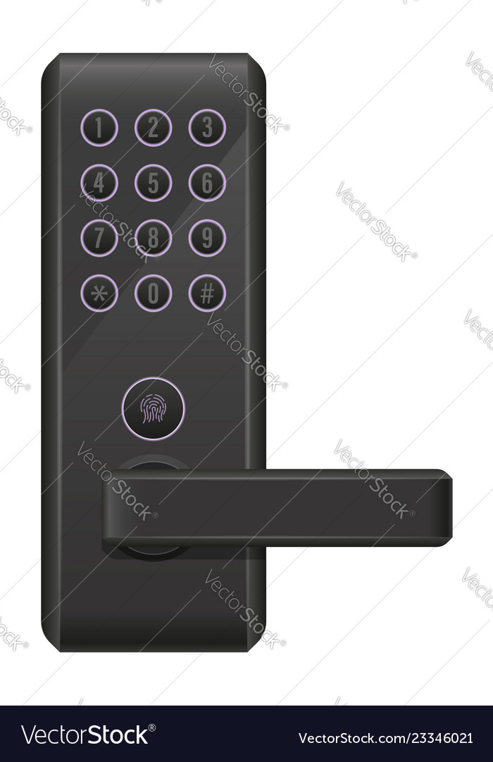 Electronic Door Lock with Handle
