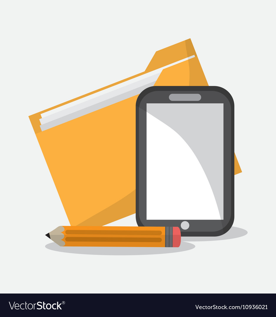 File smartphone and document design