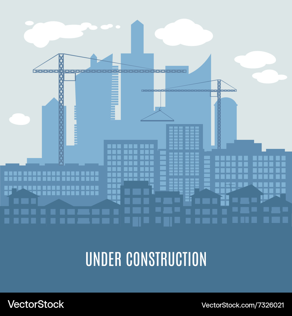 Horizontal of city under Royalty Free Vector Image