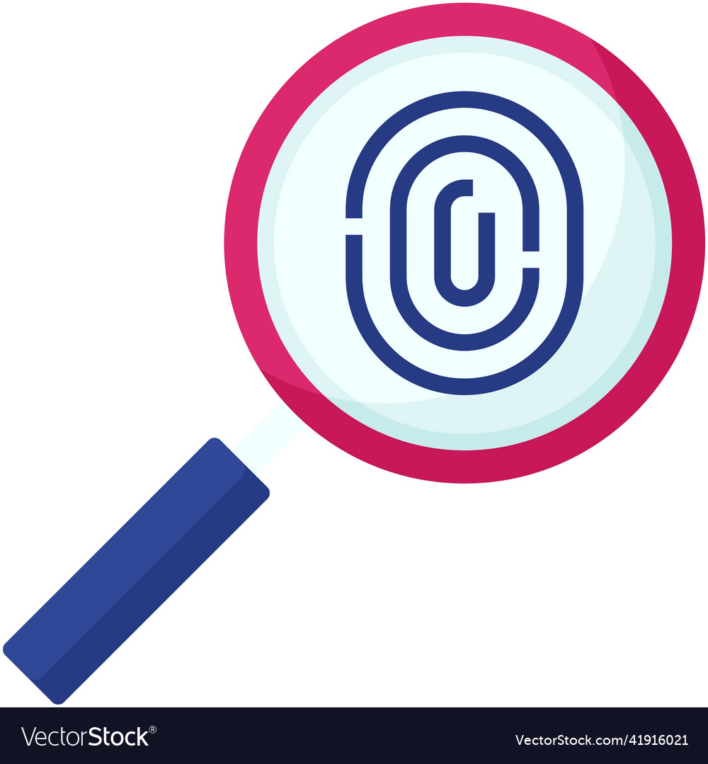 Identification icon blockchain related