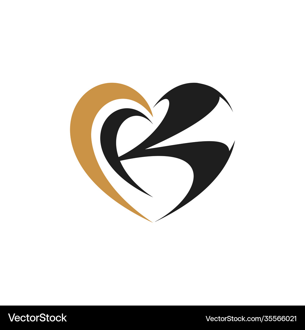 Initial letter kc logo or ck design Royalty Free Vector
