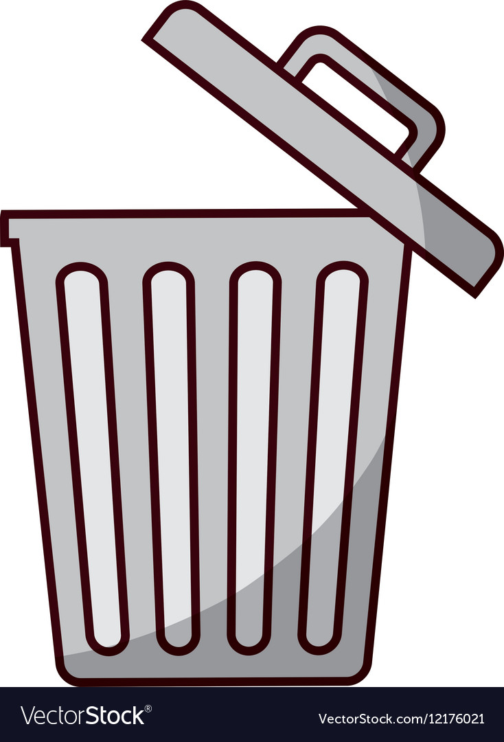 Trash can icon image