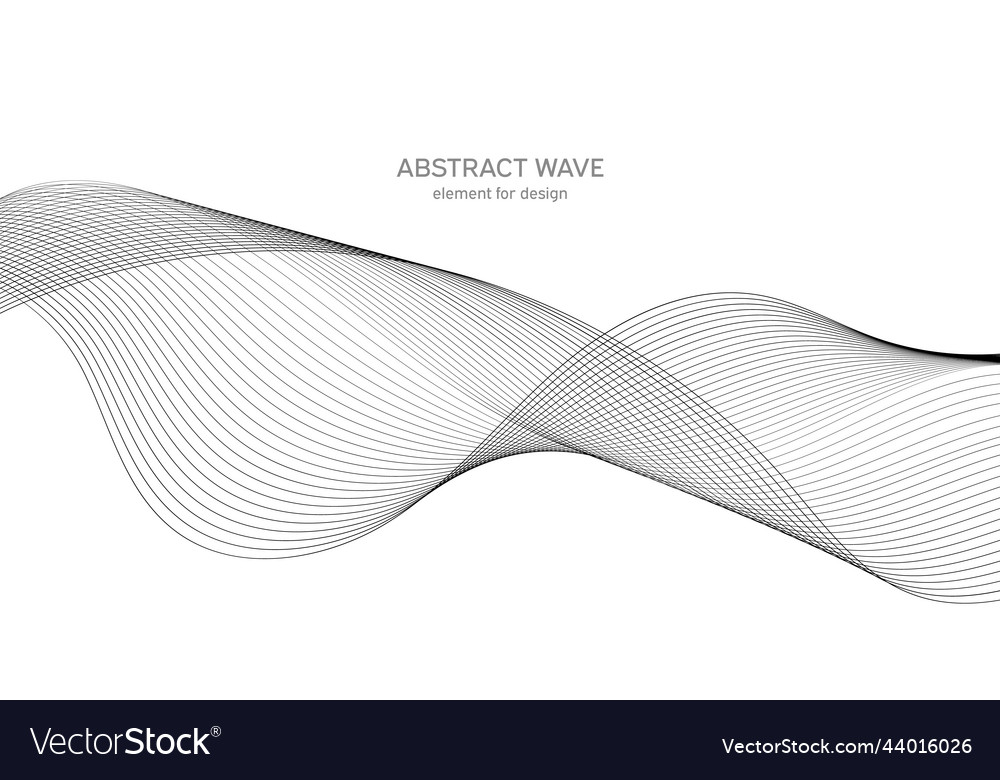 Abstract wave element for design digital vector image Abstract wave element for design digital