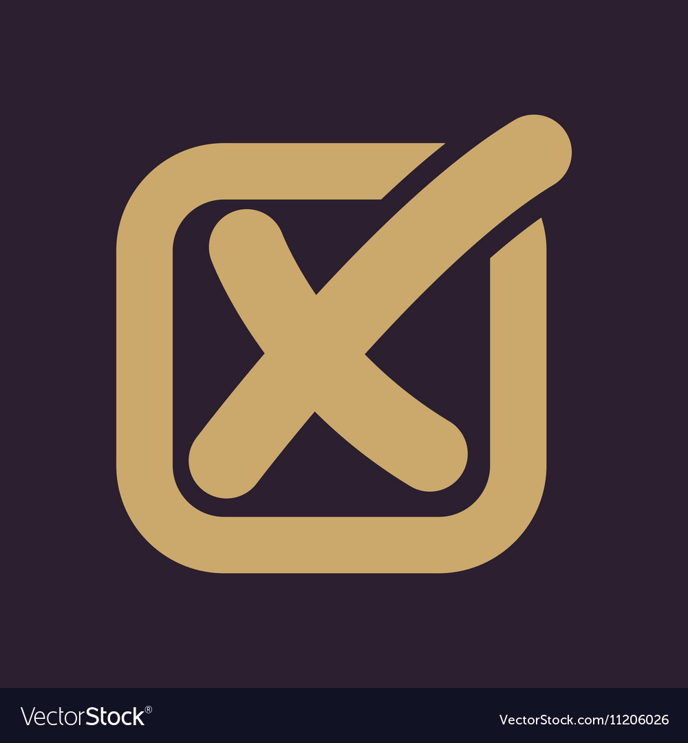 Check icon checkmark and checkbox no voting
