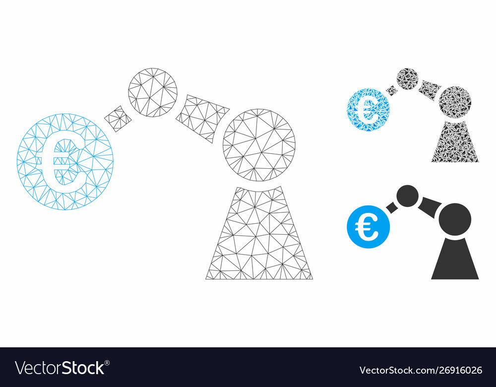 Manipulator mesh network model and triangle vector image Manipulator mesh network model and triangle