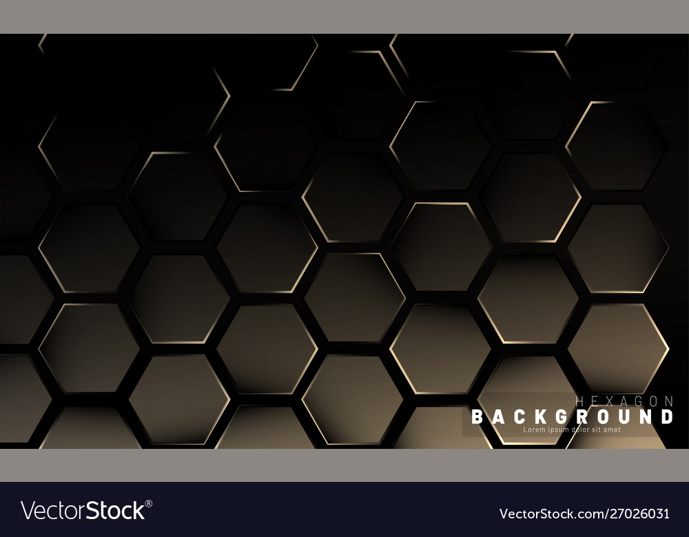 Abstract hexagon gradient colorful light pattern vector image Abstract hexagon gradient colorful light pattern