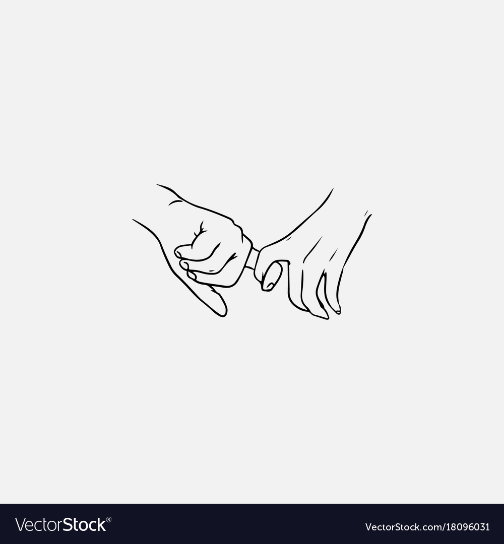 Holding Hands Line Drawing - Holding Hands Line Drawing By Keko ...