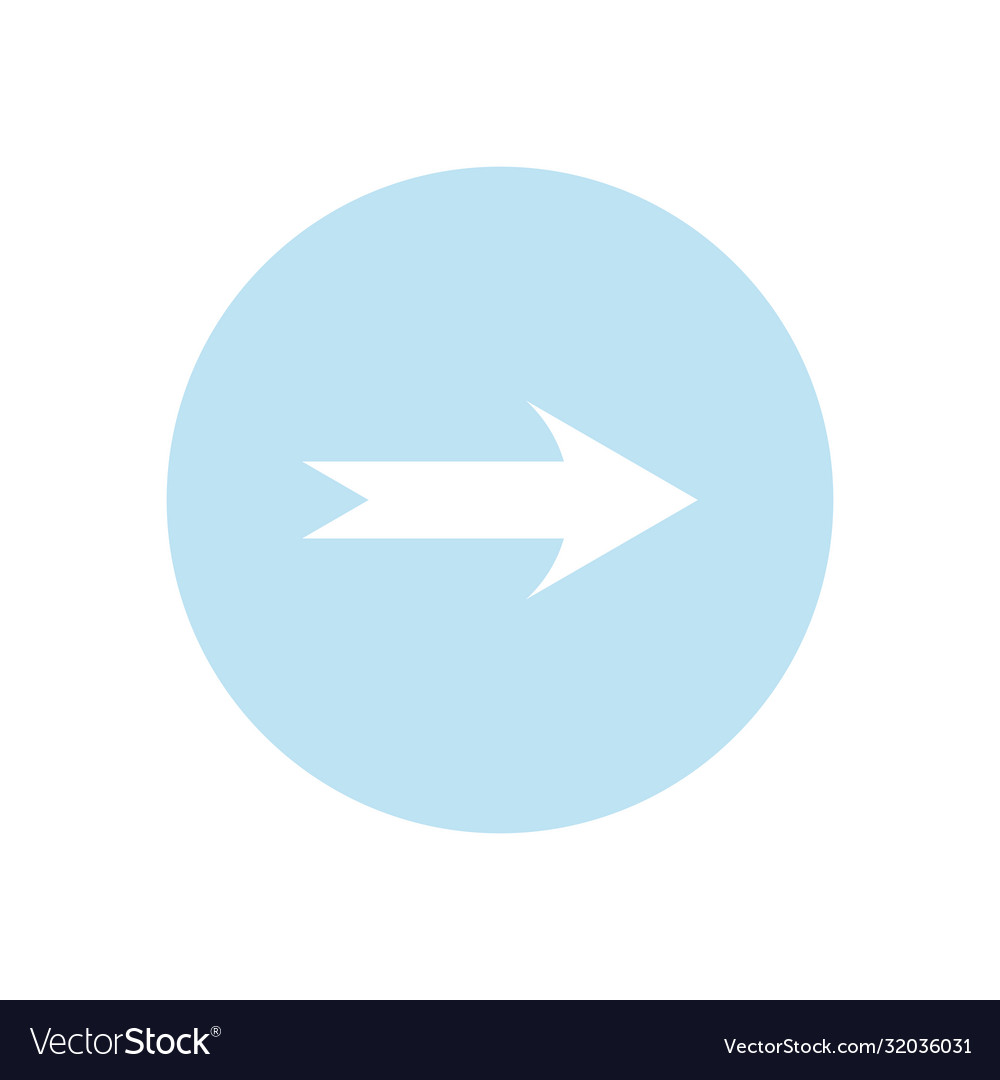 Next arrow or right direction block style icon