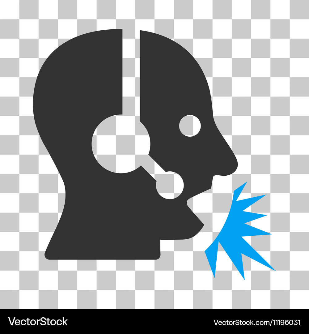 Operator speech icon Royalty Free Vector Image