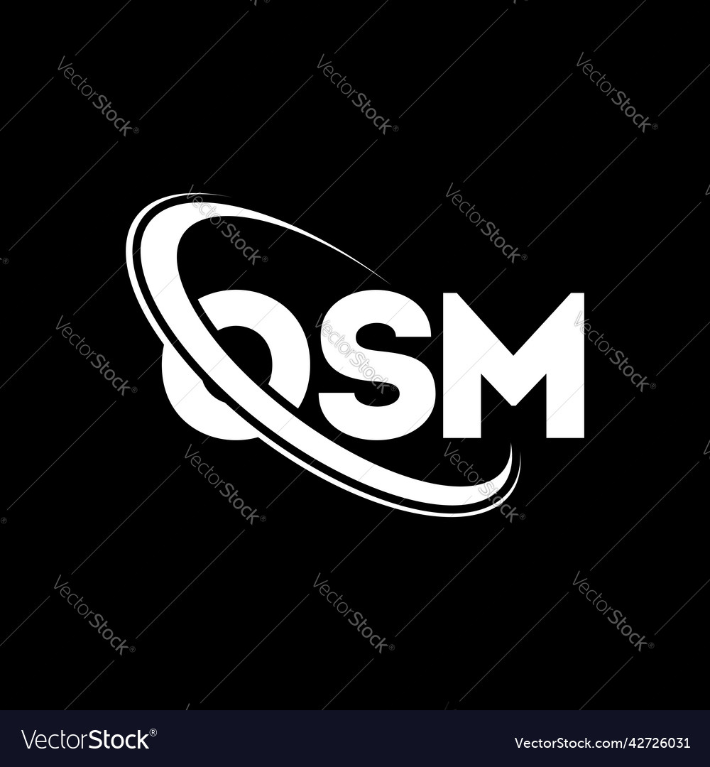 OSM Initial Logo - Circle Monogram
